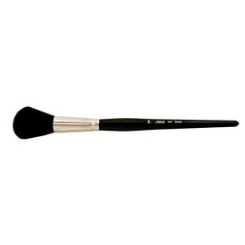 Silver Brush Limited 5618S, Size 20, Silver Mop Black Round Paintbrush, Oil, Acrylic, and Watercolor Brush, Short Handle