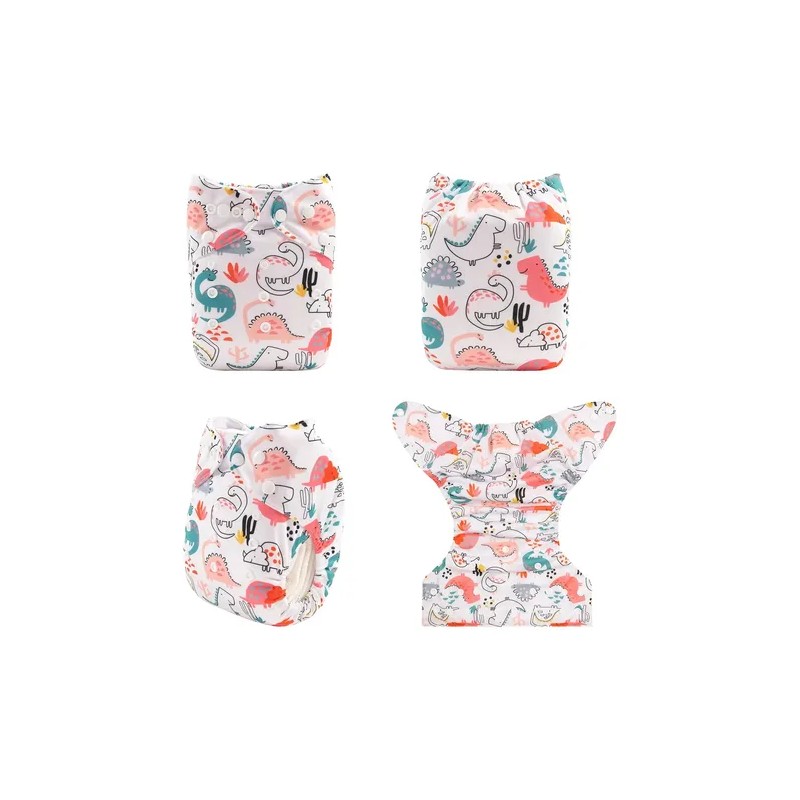 10 Pañales Ecológicos Alva Baby Personalizado 12 Insertos