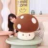 Yeqivo Cute Mushroom Plush Toy, Red 3D Soft Mushroom Plushie