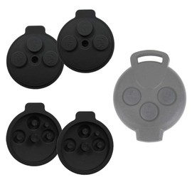 2 pieces smart rubber 3 button keypad 451 fortwo car key housing