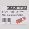 Bison Parts Teardrop/Footprint/Eclipse Rear Replacement Lamp Lens Pair