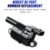 Set of 8 Round Ignition Coil Pack & Spark Plugs