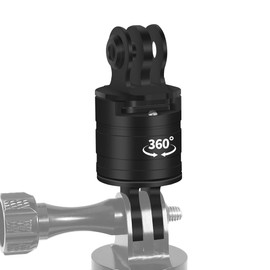 CS PRIORITY Schnellspann-Stativhalterung, drei Kartenschlitz-Halterung, Adapter, 360 Grad drehbar, drehbar, Einbeinstativ, kompatibel mit Hero 13 12 Action-Kamera (Typ A)