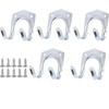 AUFIKR Double Hooks Heavy Duty Multi-Tool Hooks Hangers, Wall Mount