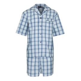 Champion Mens Summer Cotton Short Pyjamas Sleepwear Nightwear 3156 (Sky) 6XL