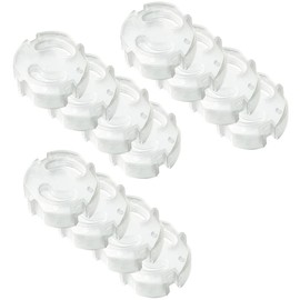 Offgridtec Pack of 12 Child Safety Plug Socket Caps Transparent