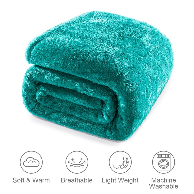 Whale Flotilla Cuddly Fluffy Blanket, Warm Fleece Blanket / Sofa