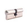 Yale Locks Euro Double Cylinder Kitemark 30 x 30 (70mm) Nickel Plated Visi