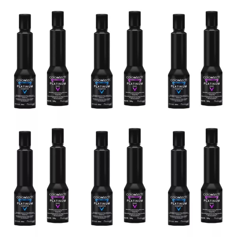 Nutrapel 6 Kit Shampoo Matiz + Emulsion Platinum 300 Ml