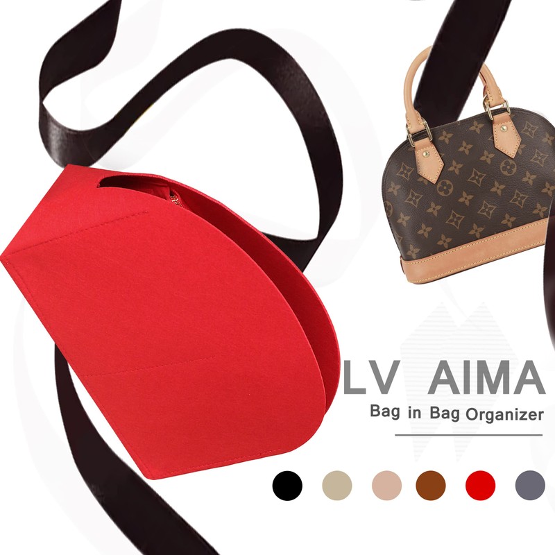 Soyizom Handbag Organiser for Alma Insert, Felt Bag Organiser Purse