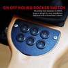 DaierTek ON Off Round Rocker Switches SPST 20mm Mini 12