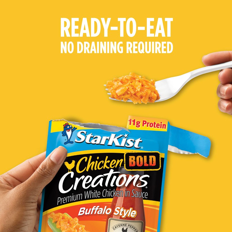 StarKist Chicken Creations BOLD Buffalo Style, 2.6 oz Pouch (Pack