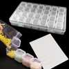 SimautHawk 1 Pack,28 Grids, Painting Bead Storage Containers, Arts Crafts