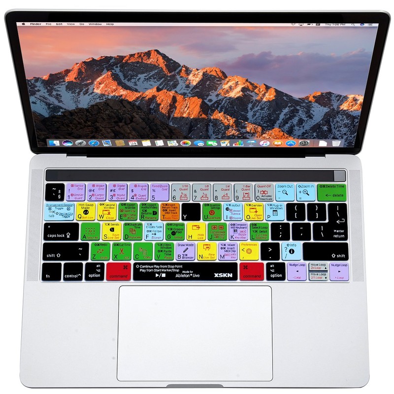 XSKN Ableton Live English Shortcut Silicone Keyboard Skin Cover for