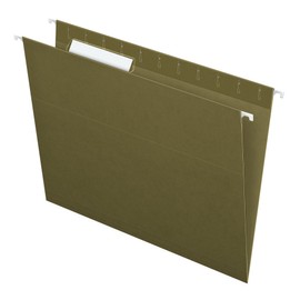 Pendaflex Recycled Hanging Folders, Letter Size, Standard Green, 1/3 Cut, 25/BX (81601)