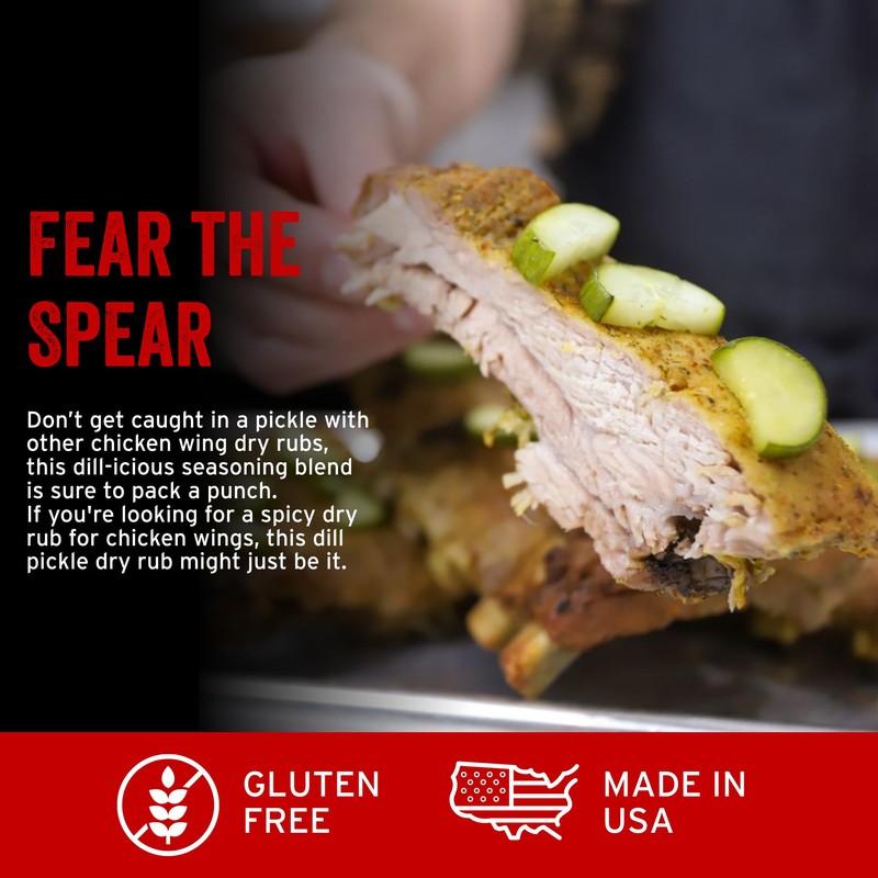PS Seasoning Spicy Dill Pickle Wing Rub - Hot Chicken