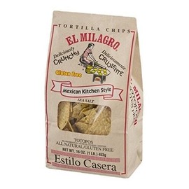 Kitchen El Milagro Mexican Kitchen Style Gluten Free Tortilla Chips 16 oz (Pack of 3)