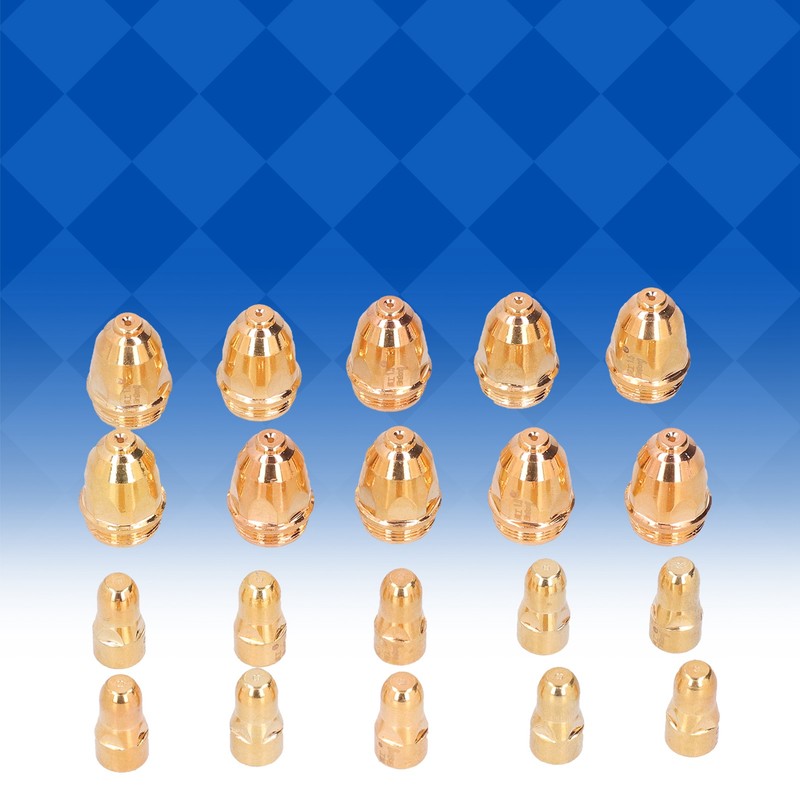 10 Set Plasma Cutter Consumables Electrode Tip Kit Nozzle Torch