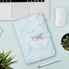 2 Pack Marble Diary with Lock, Refillable A5 Daily Journal