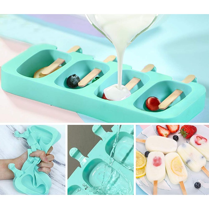 Popsicles Molds, Ozera 2 Pack Homemade Cake Pop Molds, Reusable