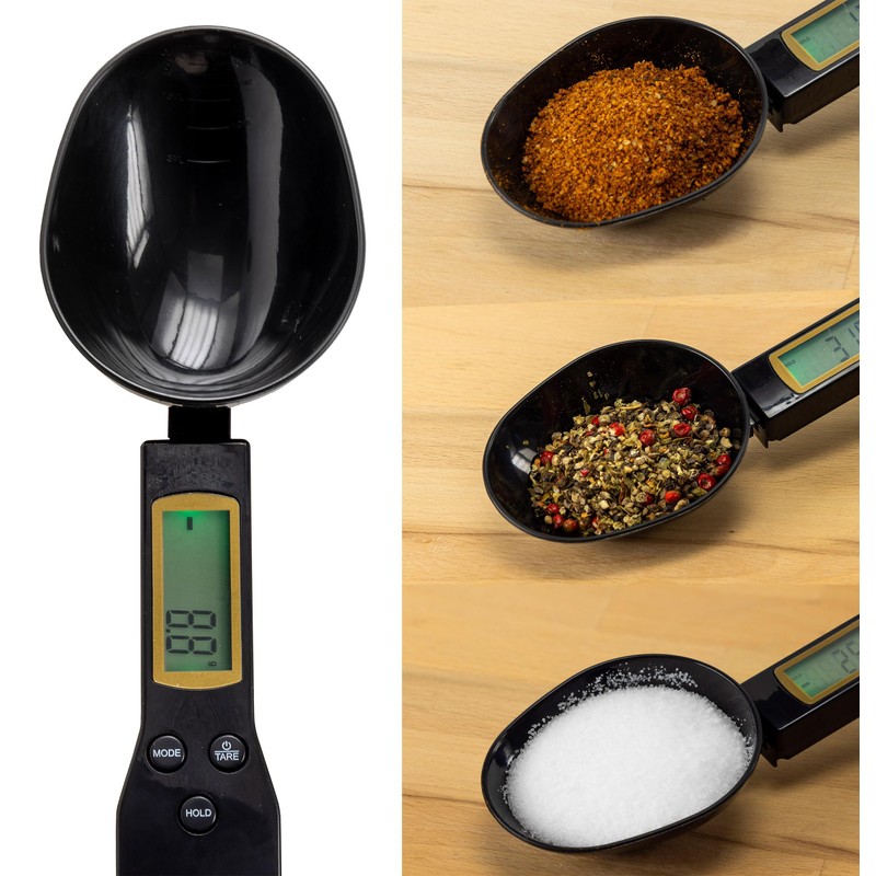 ChiliTec Spoon Scales 1-500 g 0.1 g Accurate Digital Measuring