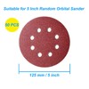 50 Pcs 125mm Sanding Discs Pads, Premium 8 Hole 120