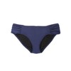 Ocean Blues Women's Navy Blue Mid-Waist Bikini Bottom Full Coverage