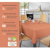 Oilcloth Tablecloth Wipe Clean Non-Slip with Piping Band Square Round