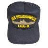 HnP USS Bougainville LHA-8 Ship HAT - Navy Blue - Veteran Owned Business