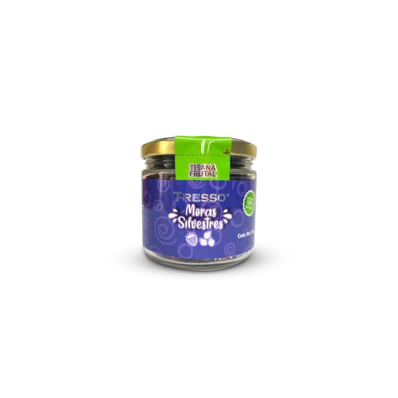 TRESSO Frascos de Tisanas Frutales y Herbales con Infusor para