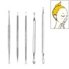 5 Professional Set Comode Squeezer Pimple Blackhead Remover Face Care