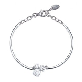 ESPRIT Women 925 Silver Round White Zircon