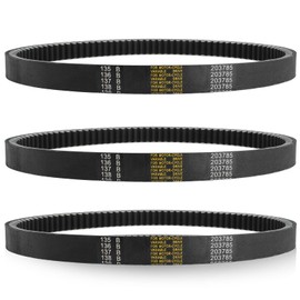 YOFMOO 203785 Drive Belt Compatible with Comet 203785A Manco 12346 40 45 Series Go Kart Torque Converter Pack of 3