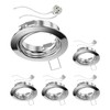 ledscom.de FERE Ceiling Mounting Frame Chrome Swivelling (LED/Halogen/MR16/50 mm) Including