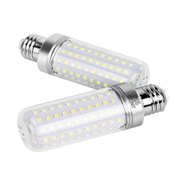 JUNEDOO E26 Garage LED Light Bulbs 35W, 6000K Daylight White,Edison Screw Bulbs,280W Incandescent Bulbs Equivalent,3900Lm,Non Dimmable,Pack of 2