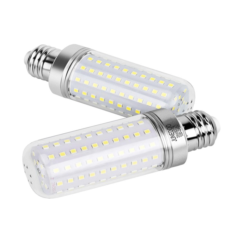 JUNEDOO E26 Garage LED Light Bulbs 35W, 6000K Daylight White,Edison