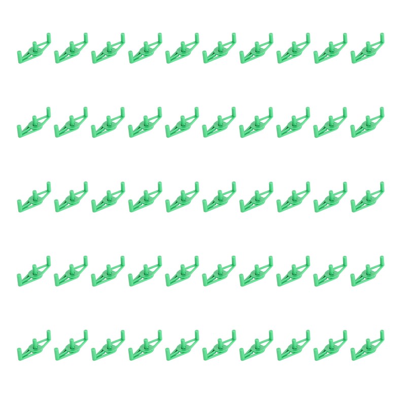 50pcs Low Stress Training Clips 360 Degree Adjustable Reusable Plastic