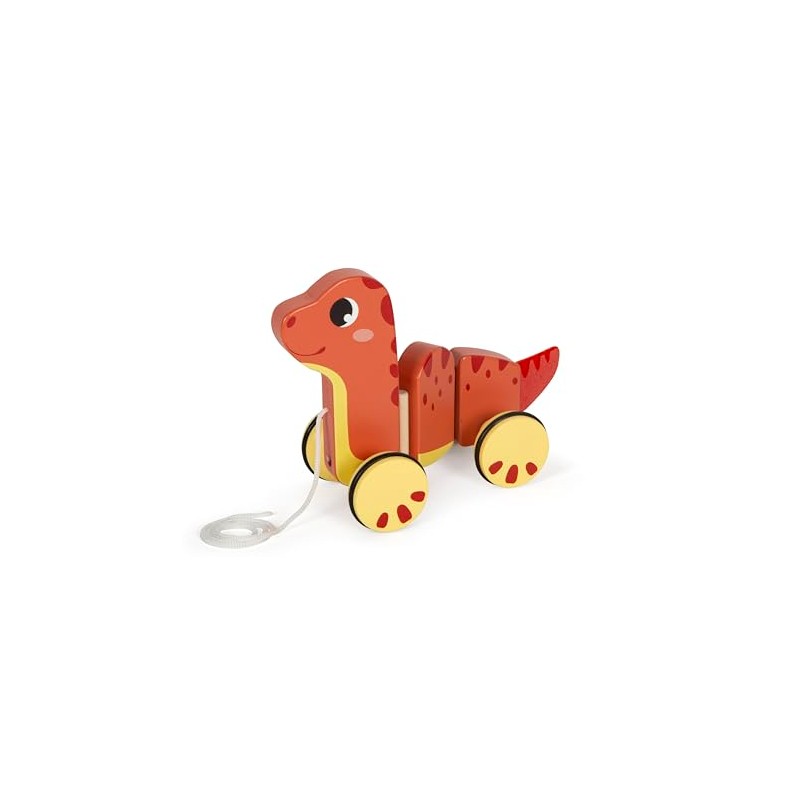 Small Foot 12613 Dino Pull-Along Toy Made of FSC® 100%