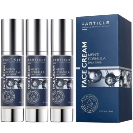Crema facial con partículas 3 piezas para hombres 6 en 1 crema antienvejecimiento combate las bolsas para los ojos manchas oscuras