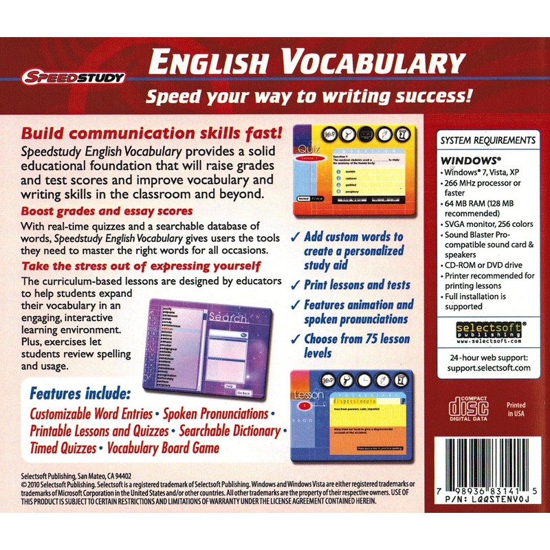 QuickStudy English Vocabulary