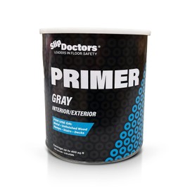 Slip Doctors Epoxy Paint Primer (Gallon) for Wood, Metal and Concrete – Ideal for Exterior and Interior Floors and Stairs – Fast Drying & Corrosion Resistant