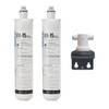 2Pack,Microfilter manufacturing FLUUX FX-15 + Including head,Hybrid cartridge,NSF Certified,Under Sink