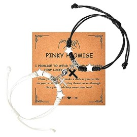 Couple Friendship Bracelets for Women Men Cross Bracelet for Girls Boys Matching Bracelets for Best Friends Gf and Bf Anniversary Gf Gift for Husband Wife Boyfriend Girlfriend Christmas Birthday Gifts