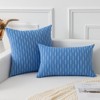 Kevin Textile Square Pillow Cover Set of 2 Solid Linen