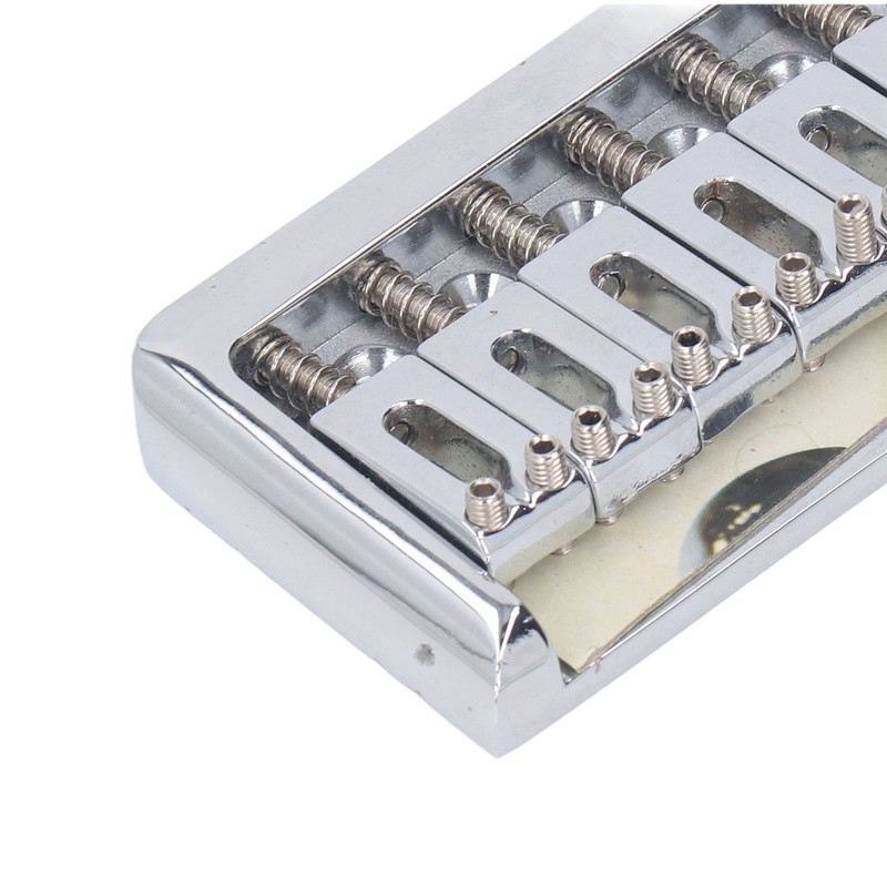 Hardtail Bridge with Saddles Metal 6 String Fixed Replacement for