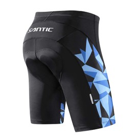 Santic Cycling Shorts Mens 3D Padded Bike Shorts for Mens Biking Bike Bicycle Shorts Pants High Breathable