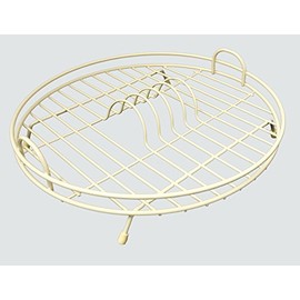 Delfinware Dish Drainer, Metal, Cream, 37 x 37 x 10 cm