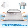 zaa Bathtub Drain Hair Catcher, Silicone Collapsible 1 Pack Drain