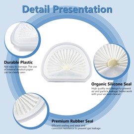 VLPF10 Replacement Filters Compatible with Black and Decker Dustbuster Hand Vacuum Model HLVA315J HLVA320J00 N575266 by Funmit (6 Pack)