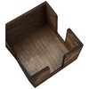 Wooden Cocktail Napkin Caddy - Bar Top Organiser to Hold